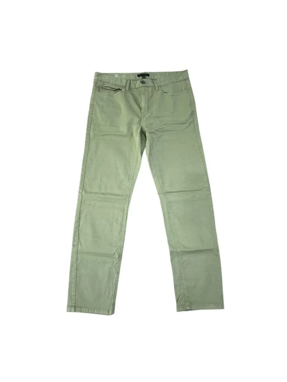 Banana Republic Men's Size 34x32 Slim-Fit Khaki Cotton 5 Pocket Pants
